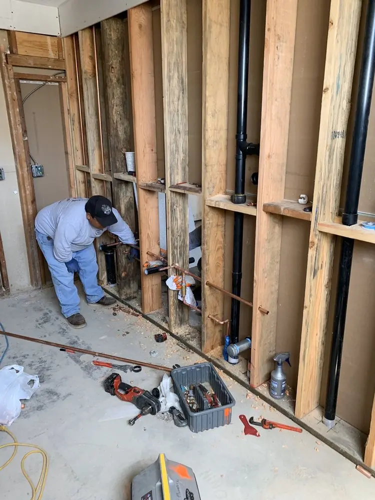 Commercial rough-in plumbing for Commercial Plumbing in Woodcreek